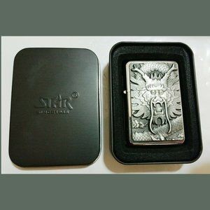 DRAGON CIGARETTE LIGHTERS WITH METAL BOX NEW